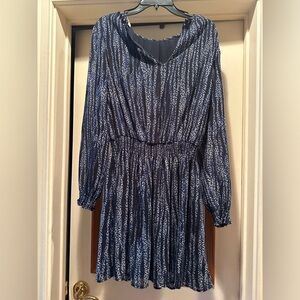 Michael Kors blue dress large